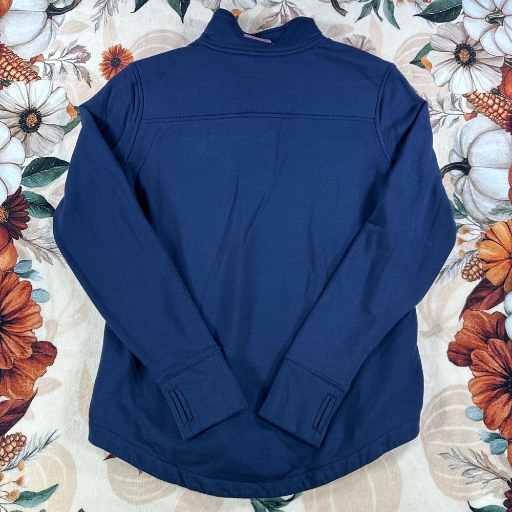 Vineyard Vines Mens The Shep Shirt Quarter Zip Pullover Fleece Navy Size Medium - Picture 4 of 6
